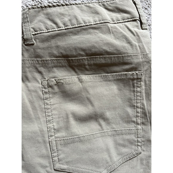 North Face Chino Set Of 2 Hiking Travel Pants Short Relaxed Fit Khaki (36x29) - Picture 6 of 8